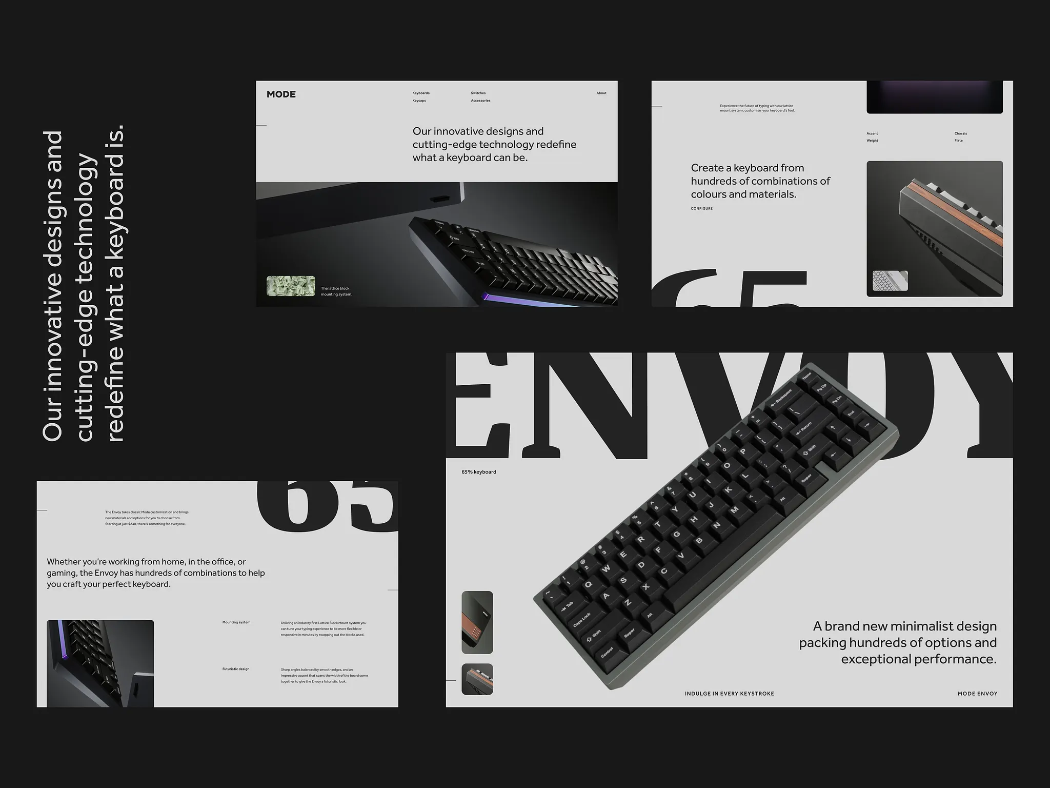 Mode keyboards UI